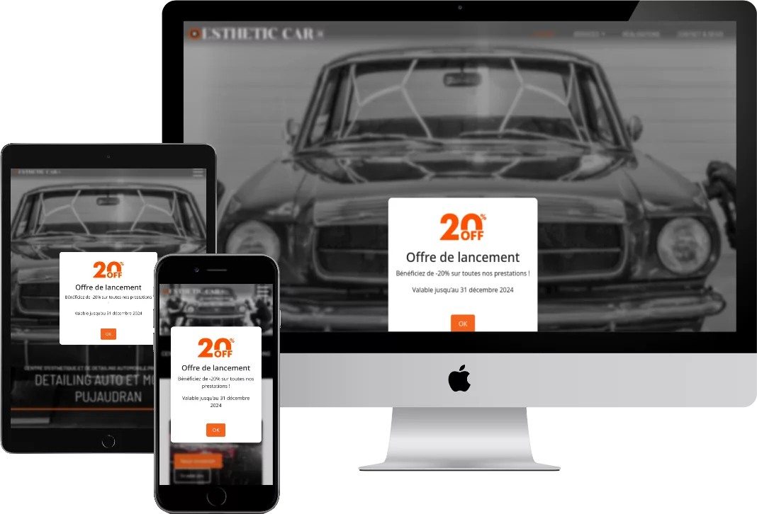 Esthetic Car responsive design